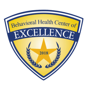 Behavioral Health Center badge of Excellence 2018