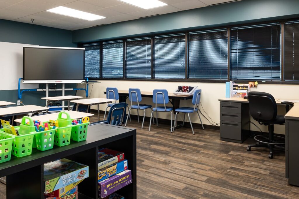 Healing Haven mock classroom