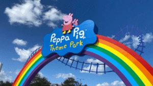 Peppa Pig Theme Park entrance arch