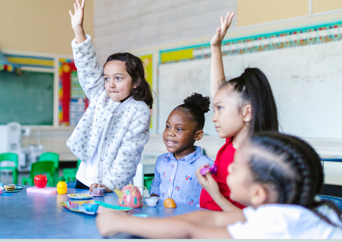 ABA therapy group learning social and school readiness skills