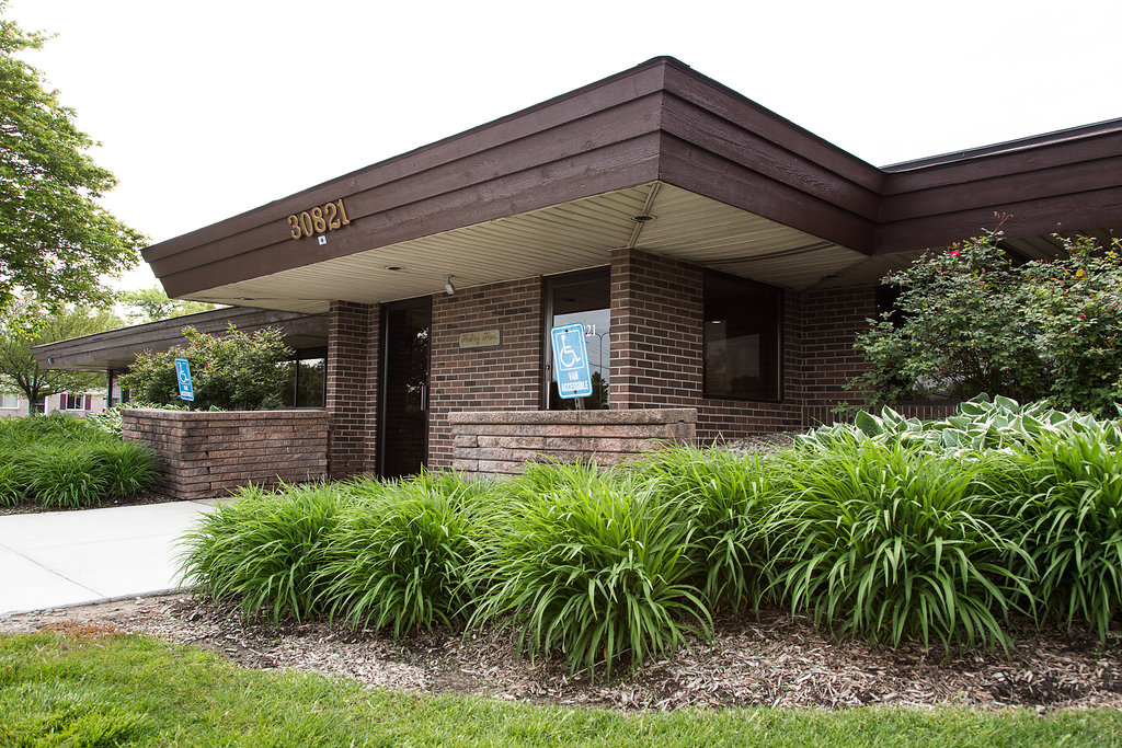 view of healing haven back building